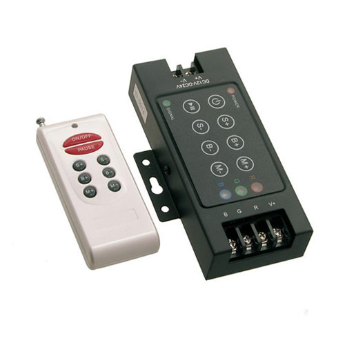 DC5/12/24V Max 30A 10A3CH, Own 8keys LED RGB Wireless RF Remote Controller For Color Change Led Strips DC5/12/24V Max 30A 10A3CH, Own 8keys LED RGB Wireless RF Remote Controller For Color Change Led Strips